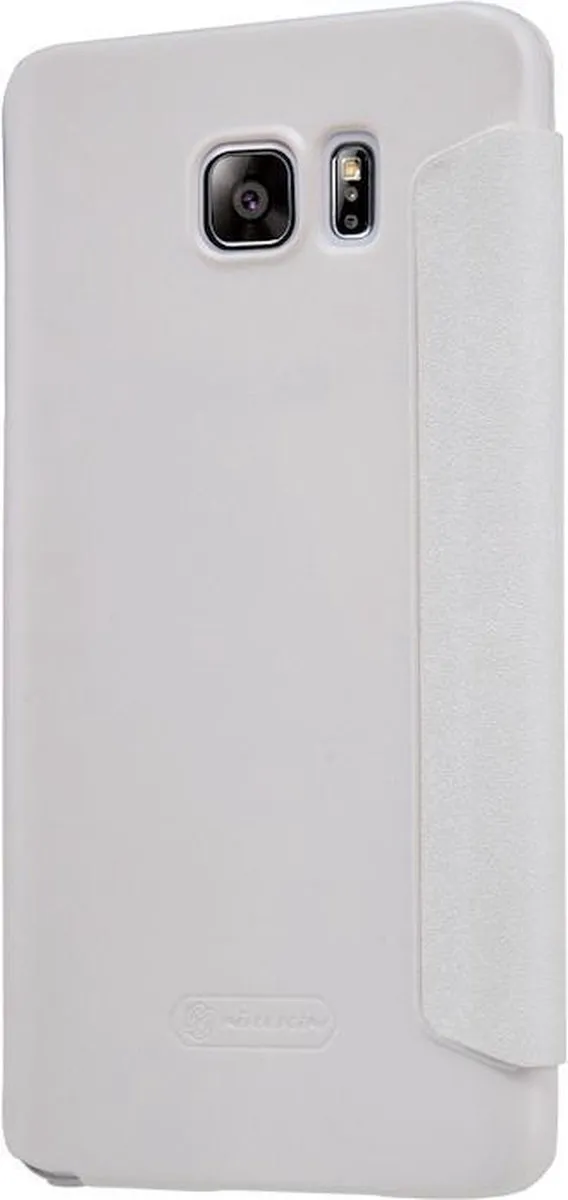 Nillkin Fresh Series PU Leather S-View Hoesje - Samsung Galaxy Note5 - Wit - afbeelding 5 van 6