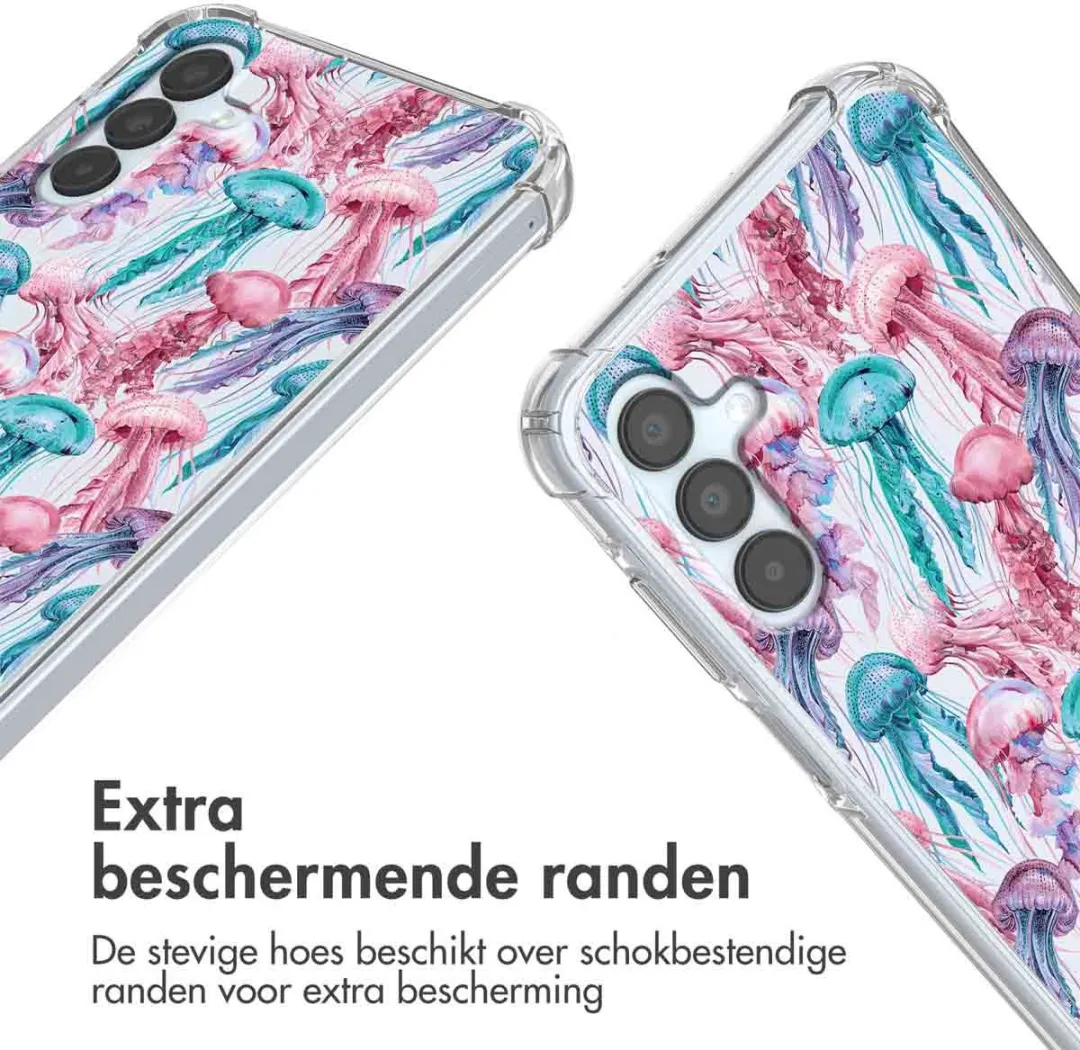 Imoshion Hoesje Samsung Galaxy A15 Jellyfish Watercolor