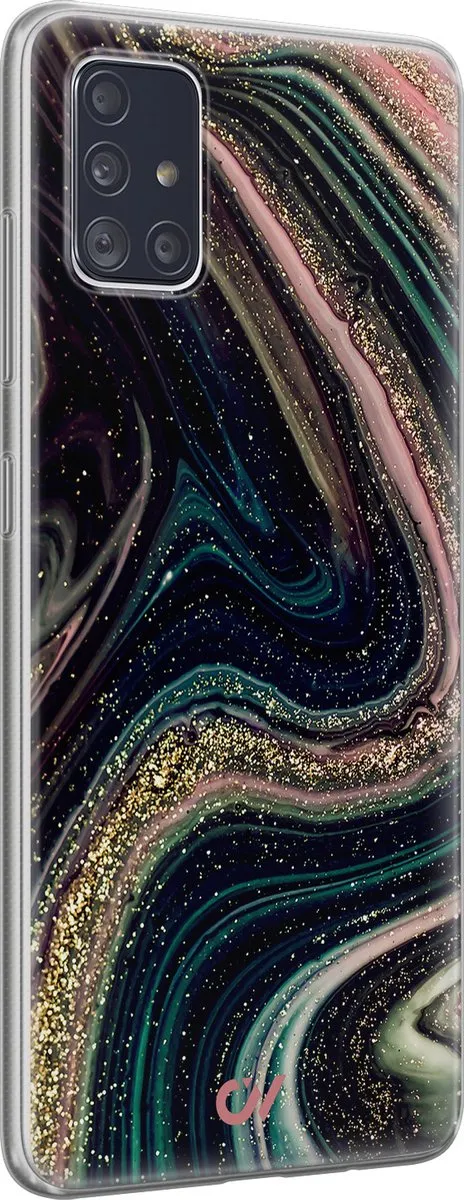 Casevibes Hoesje Samsung Galaxy A51 Marble Twilight - Multi