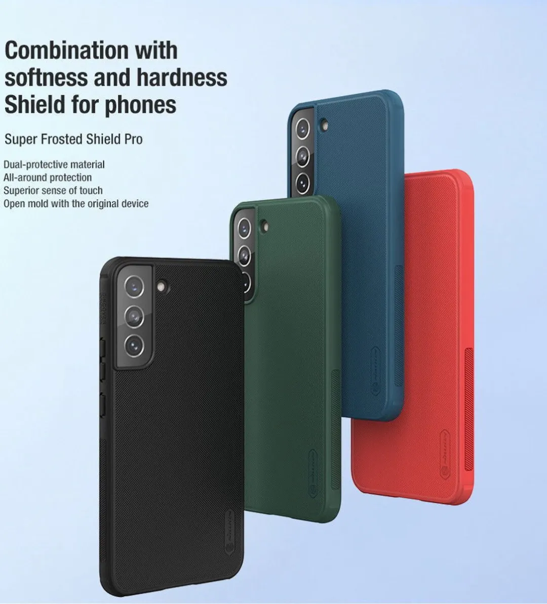 Nillkin Super Frosted Pro Shield Hoesje - Zwart