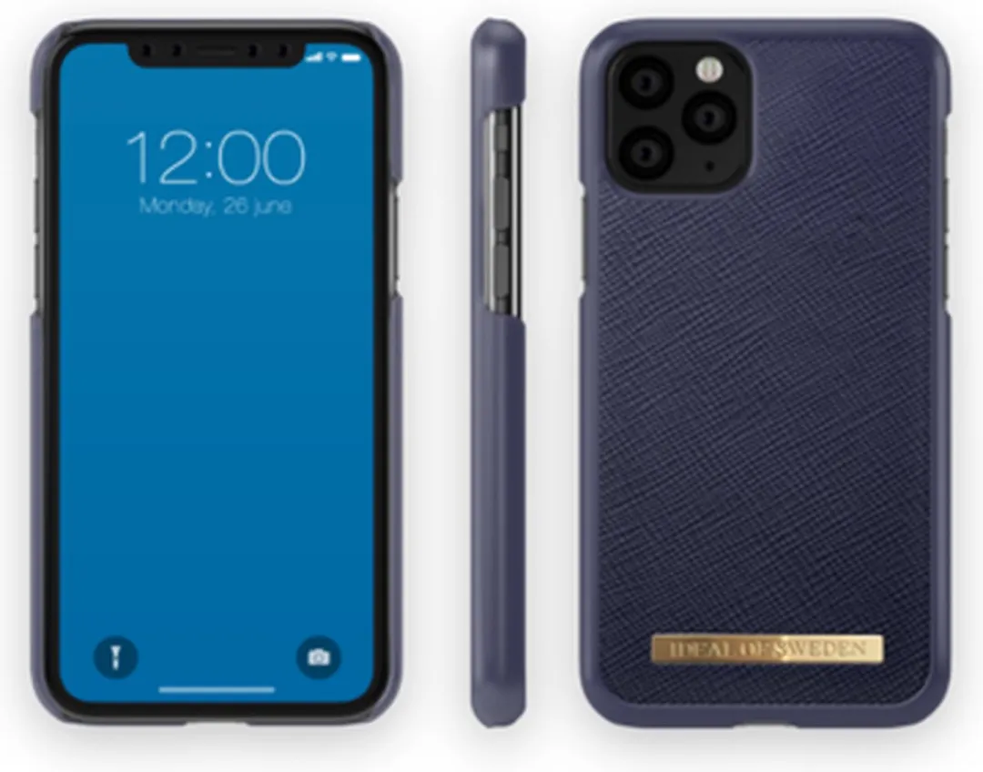 iDeal of Sweden iPhone 11 Pro Hoesje Saffiano Navy - IDFCSA-I1958-50 - afbeelding 4 van 6