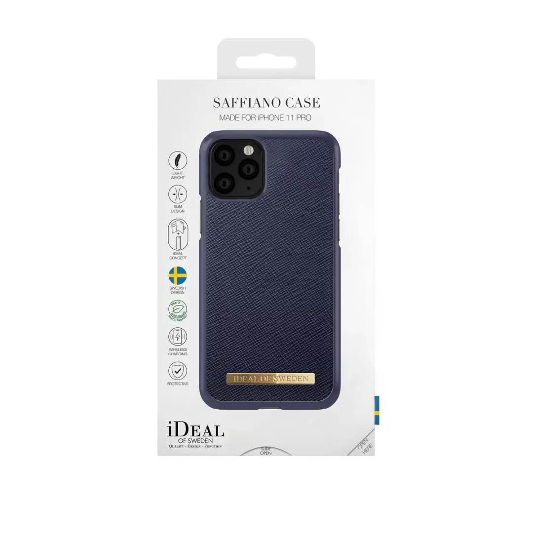 iDeal of Sweden iPhone 11 Pro Hoesje Saffiano Navy - IDFCSA-I1958-50 - afbeelding 3 van 6