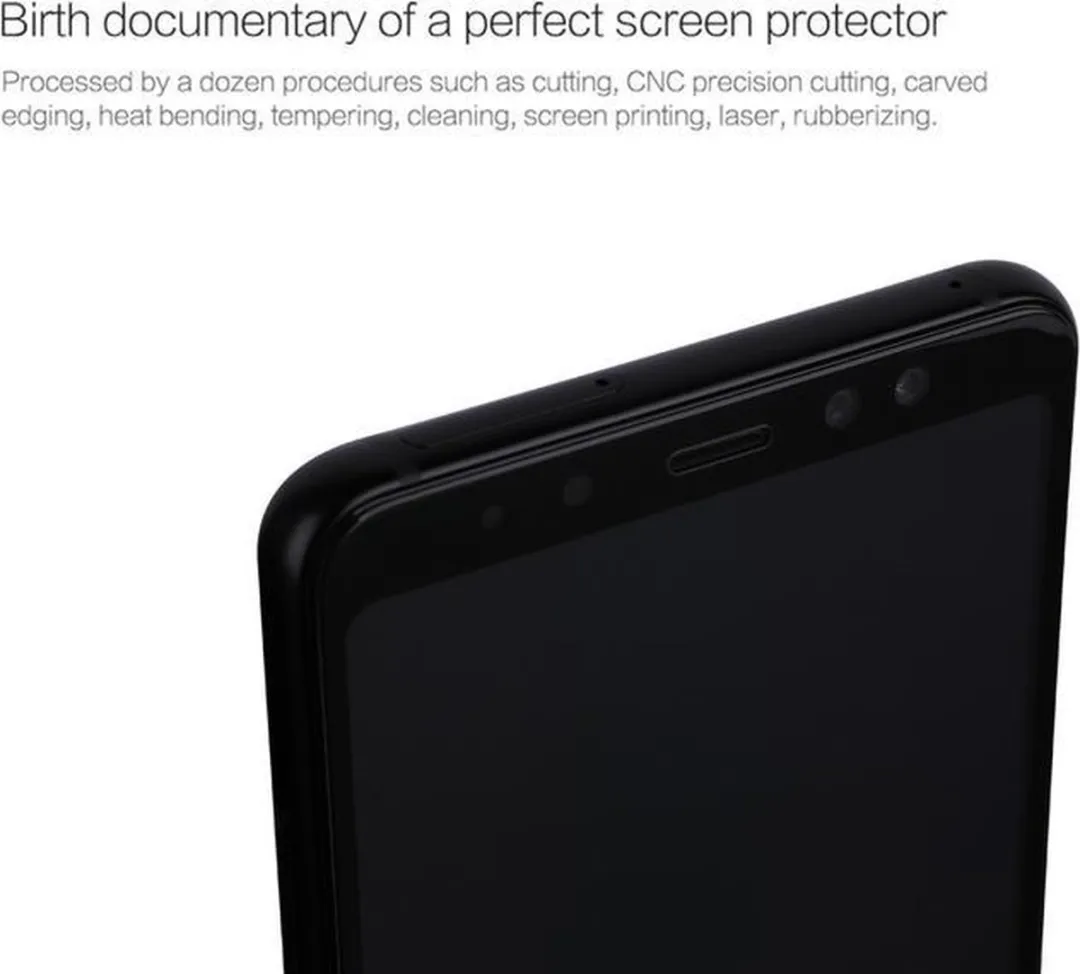 Nillkin Full Face Tempered Glass 3D CP+MAX - Samsung Galaxy A8+ (2018) - afbeelding 6 van 6