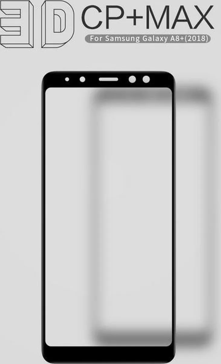 Nillkin Full Face Tempered Glass 3D CP+MAX - Samsung Galaxy A8+ (2018) - afbeelding 3 van 6
