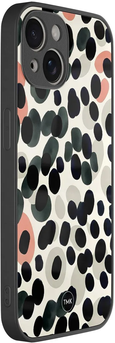 Casevibes iPhone 13 Hoesje Modern Dots - Multi - TPU Glossy