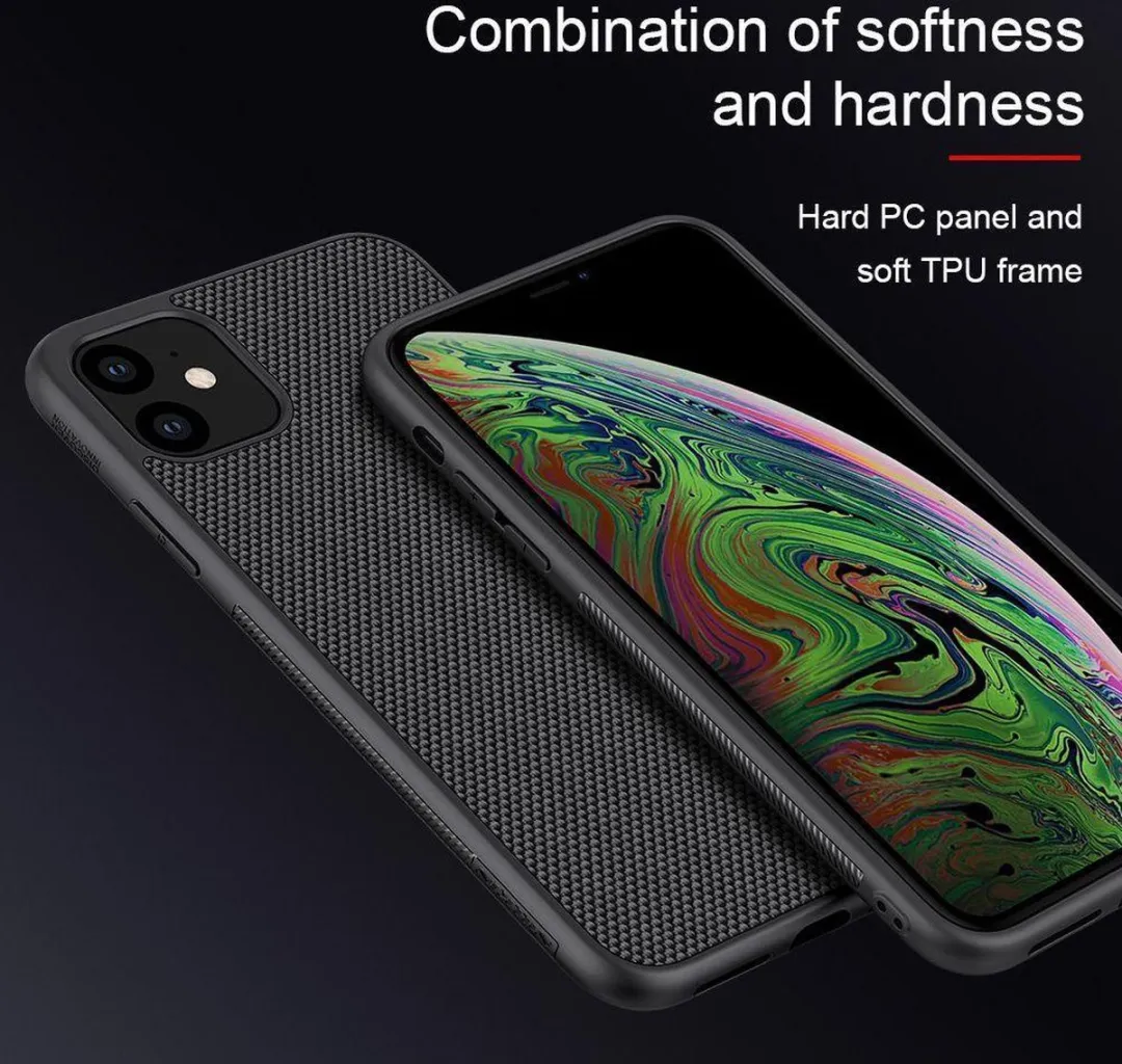 Nillkin iPhone 11 Textured Hoesje - Zwart - afbeelding 6 van 6