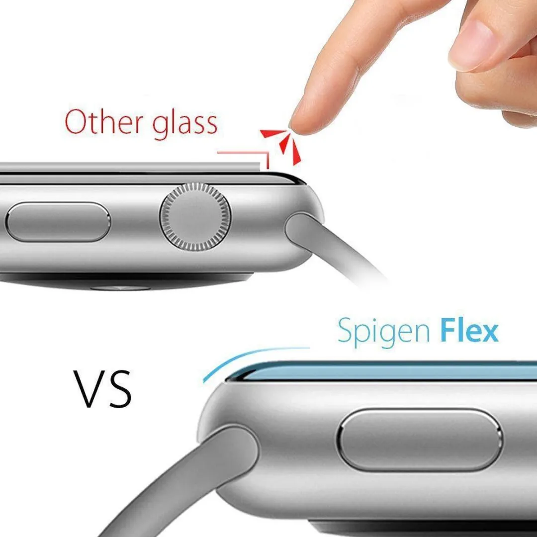 Spigen Neo Flex Screenprotector Apple Watch 40/41mm - 3 Stuks - Transparant