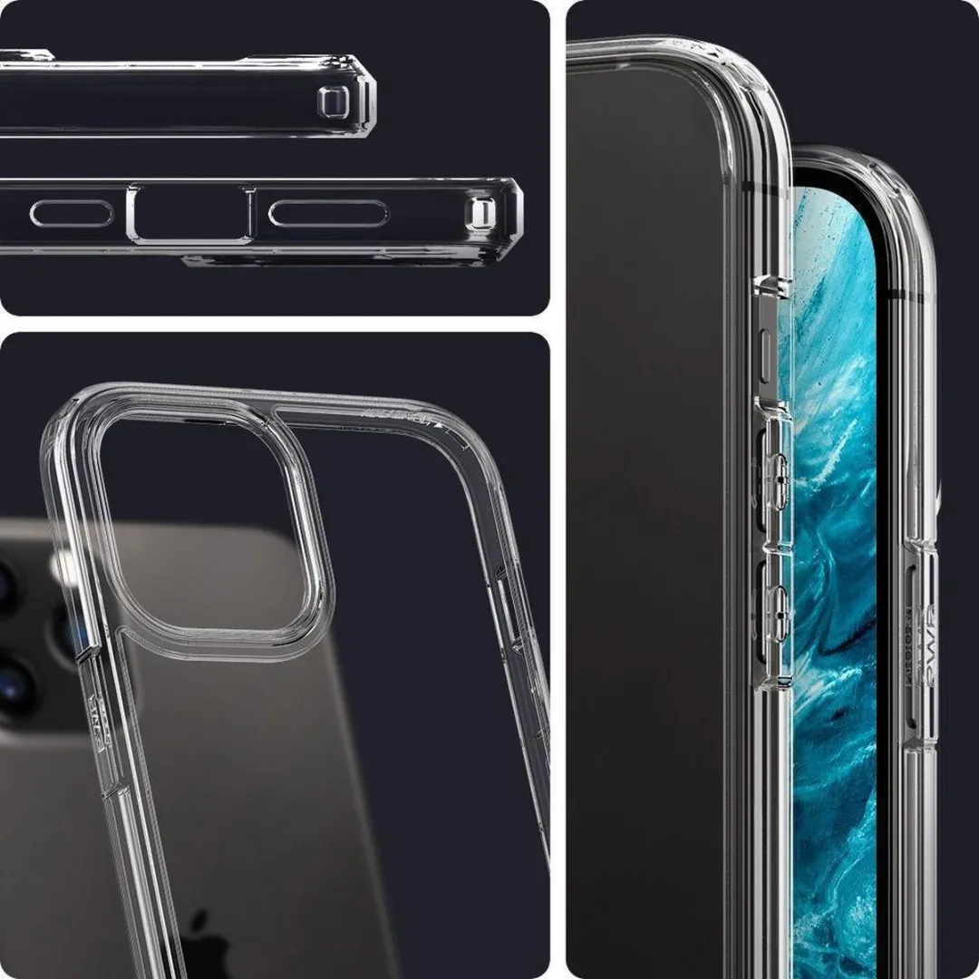 Spigen Crystal Hybrid iPhone 12/12 Pro Hoesje - ACS01522 Mint Groen