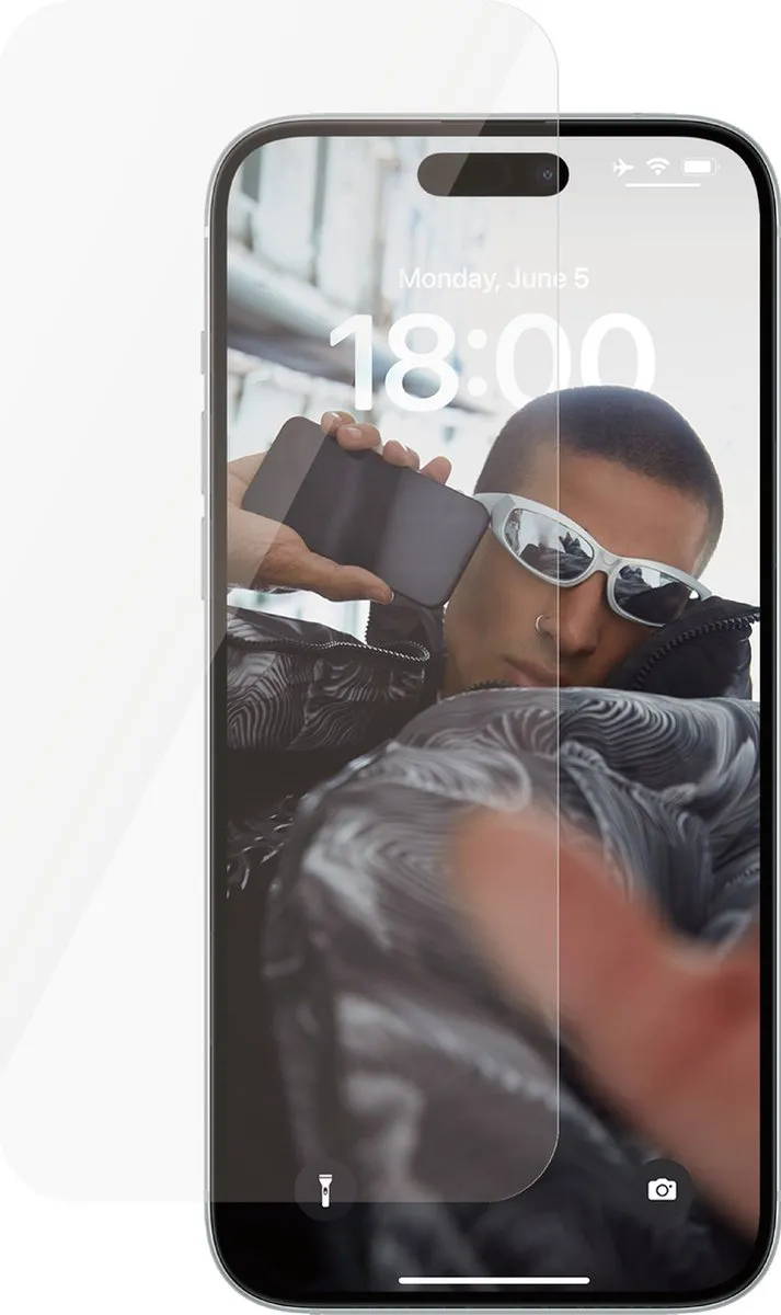 PanzerGlass SAFE Screenprotector iPhone 15 Plus - Case Friendly
