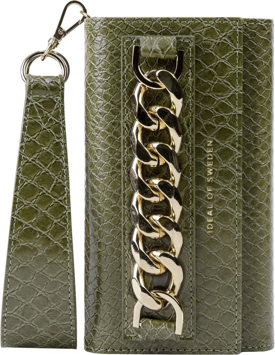 iDeal of Sweden Studio Clutch iPhone 11 Pro/XS/X - 3 Pasjes - Groen