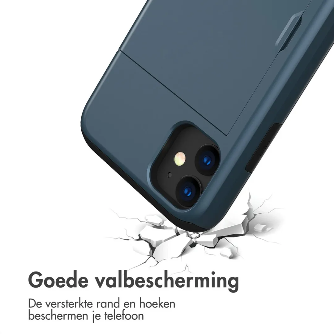 Imoshion Hoesje iPhone 11 - Donkerblauw - 2 Pasjes