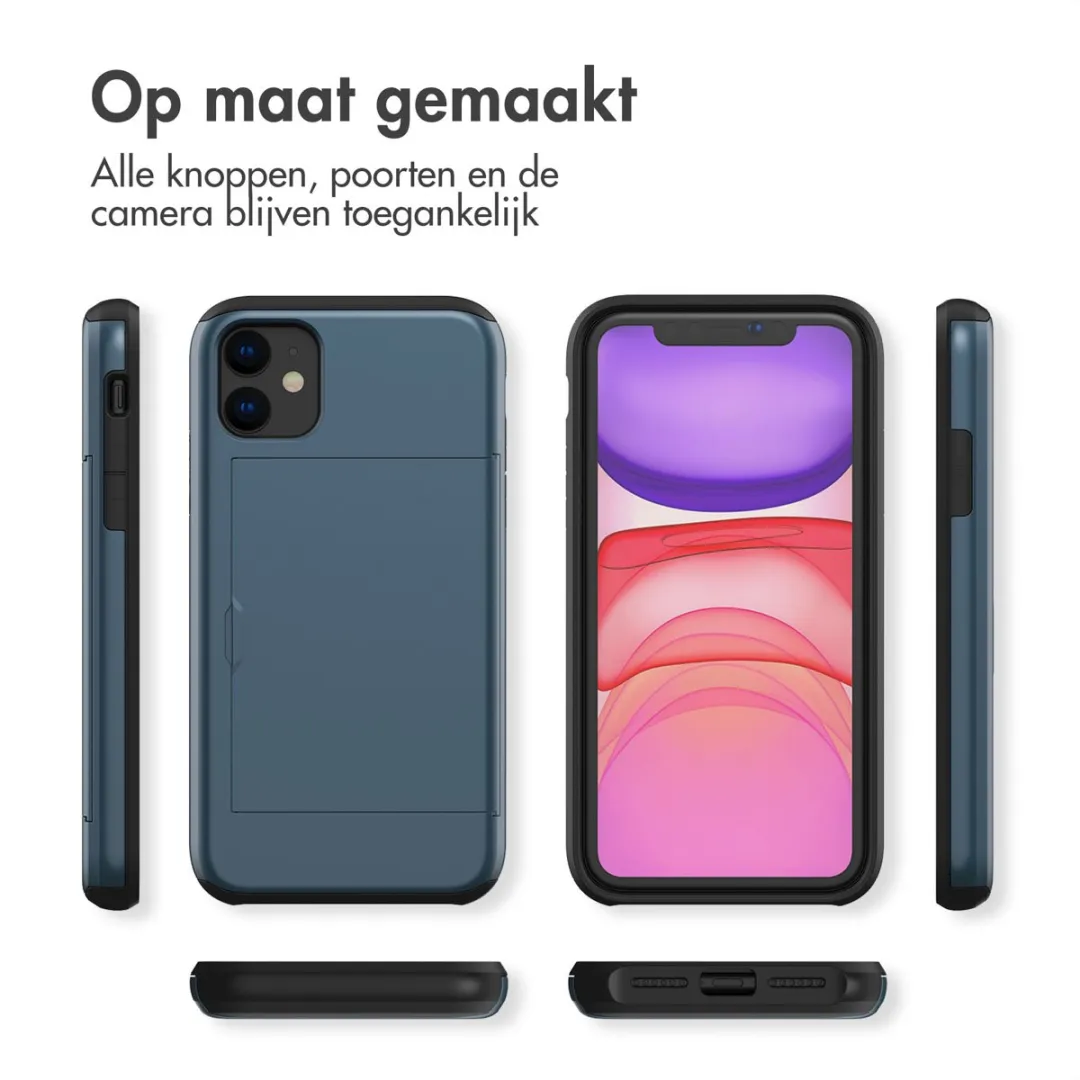 Imoshion Hoesje iPhone 11 - Donkerblauw - 2 Pasjes - afbeelding 6 van 6
