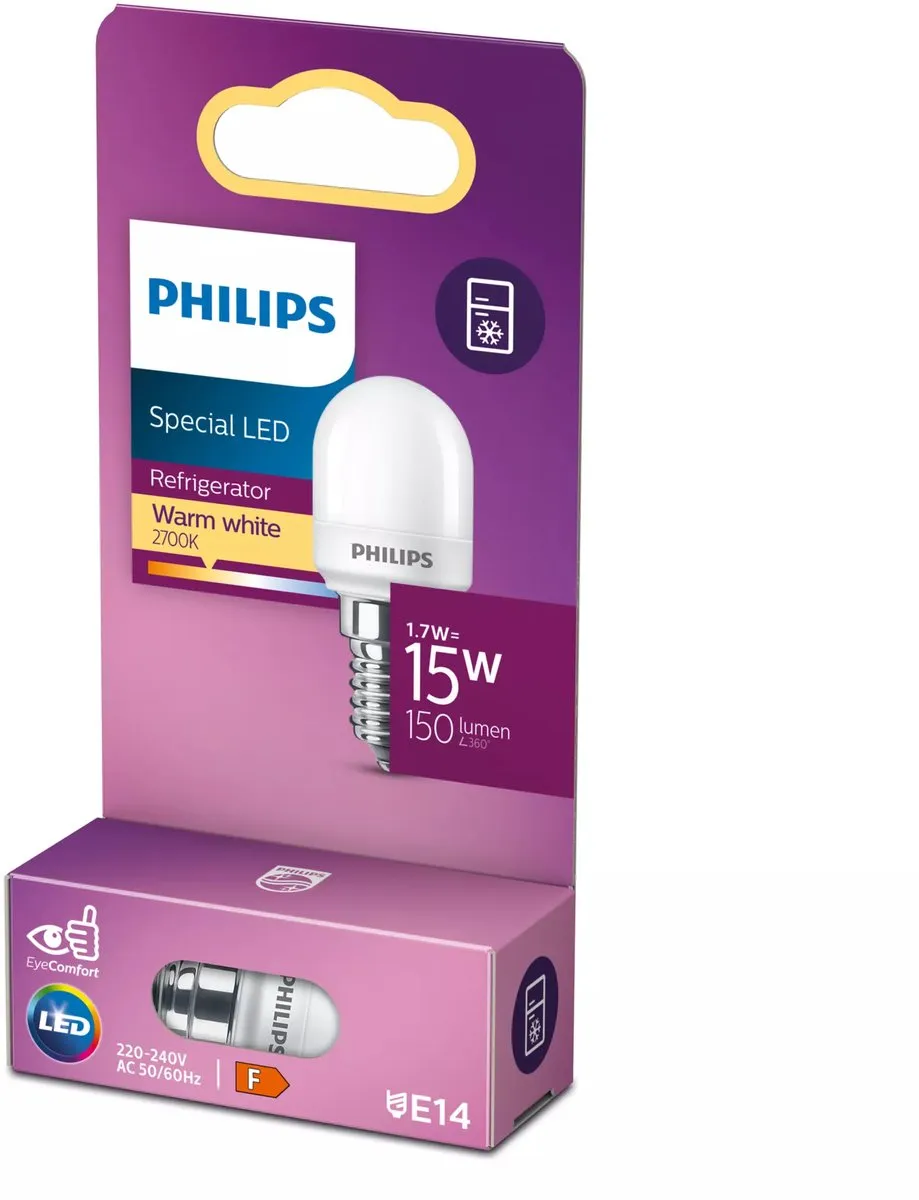 Philips Kaarslamp T25 15W E14 Warm Wit