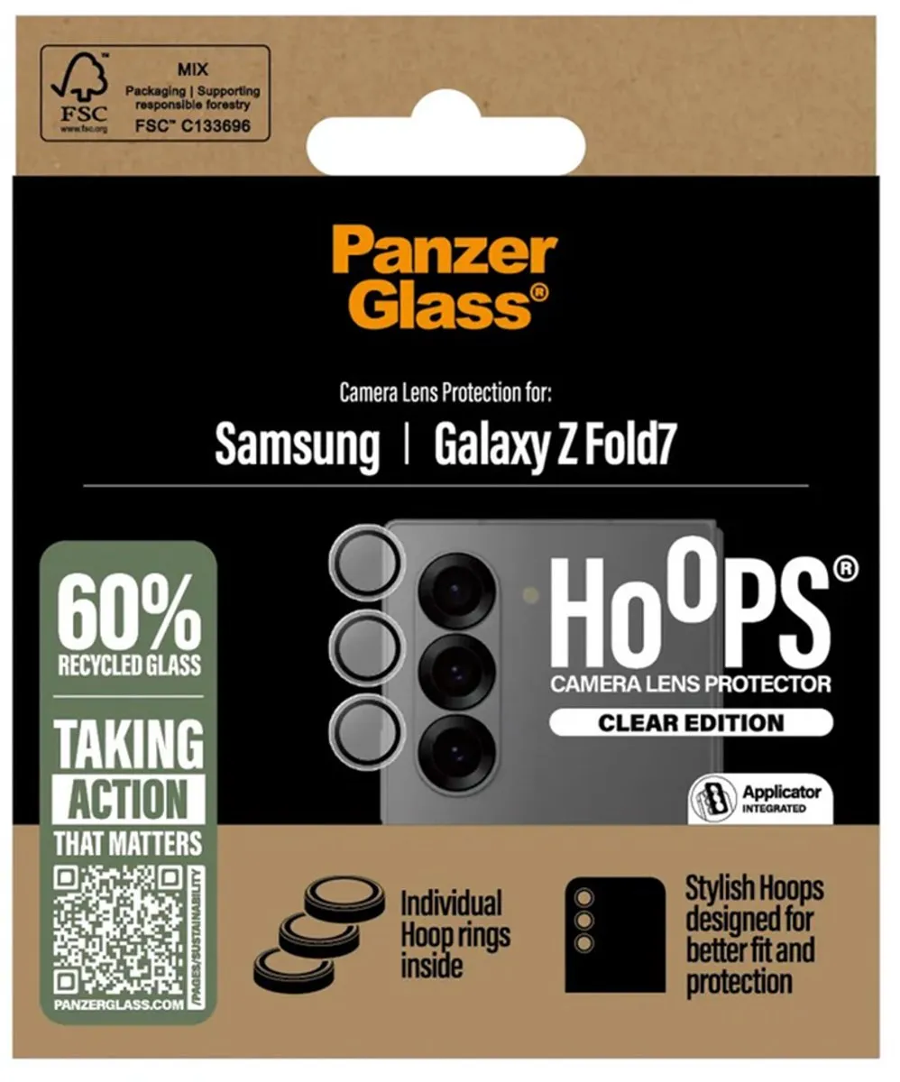 PanzerGlass PG33400 Camera Protector - Samsung Galaxy Z Fold 7 - Transparant