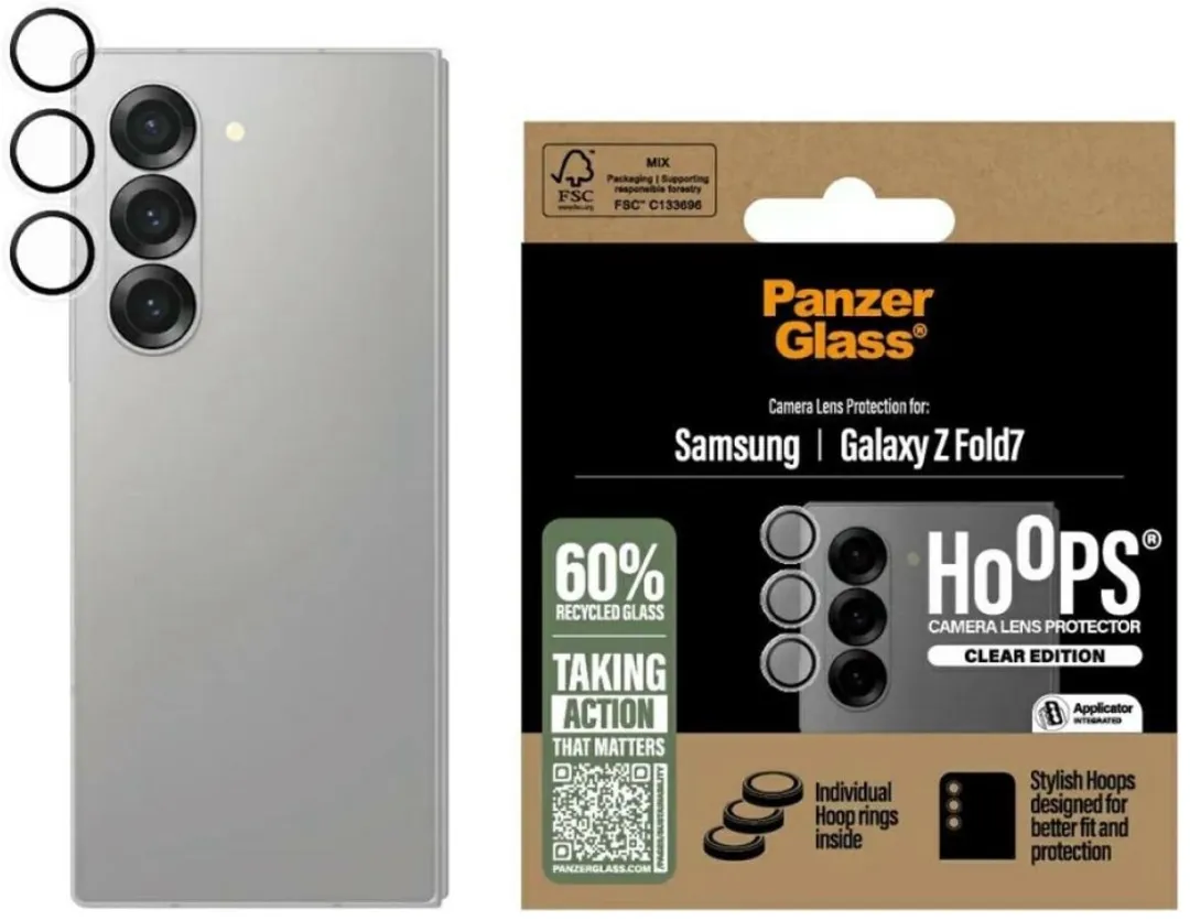 PanzerGlass PG33400 Camera Protector - Samsung Galaxy Z Fold 7 - Transparant