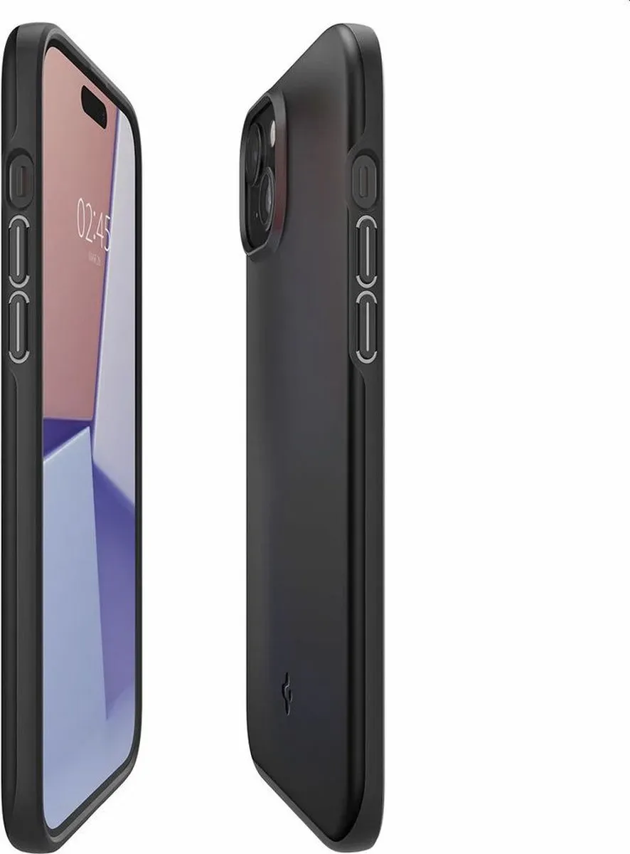 Spigen Thin Fit Case ACS06639 iPhone 15 Plus - Zwart