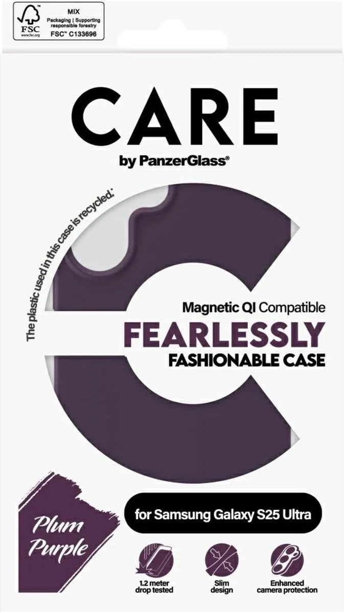 PanzerGlass Hoesje Samsung Galaxy S25 Ultra - Transparent - MagSafe