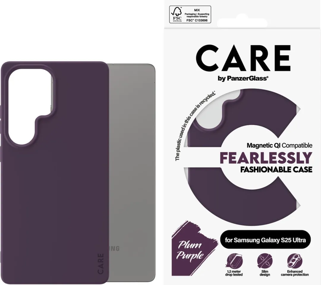PanzerGlass Hoesje Samsung Galaxy S25 Ultra - Transparent - MagSafe