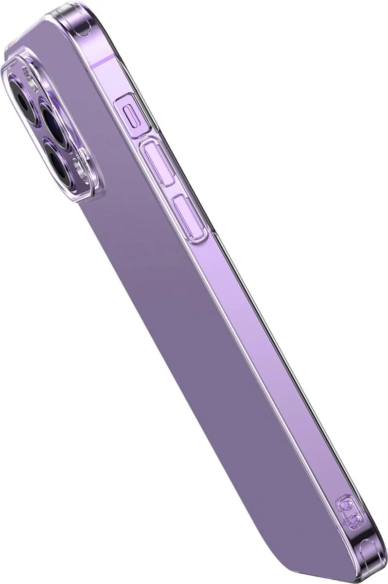 Baseus Corning Case Hoesje iPhone 14 Pro Max - Transparant - 1 Kaartvak - afbeelding 4 van 6
