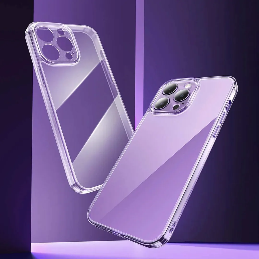 Baseus Corning Case Hoesje iPhone 14 Pro Max - Transparant - 1 Kaartvak - afbeelding 5 van 6
