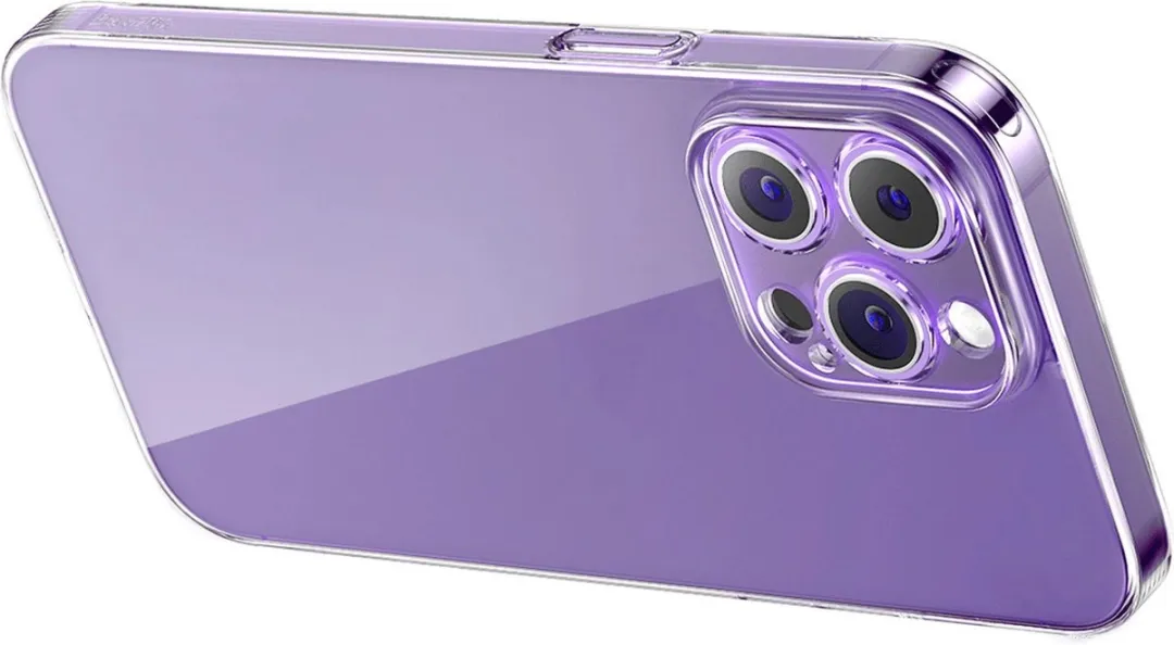 Baseus Corning Case Hoesje iPhone 14 Pro Max - Transparant - 1 Kaartvak - afbeelding 6 van 6