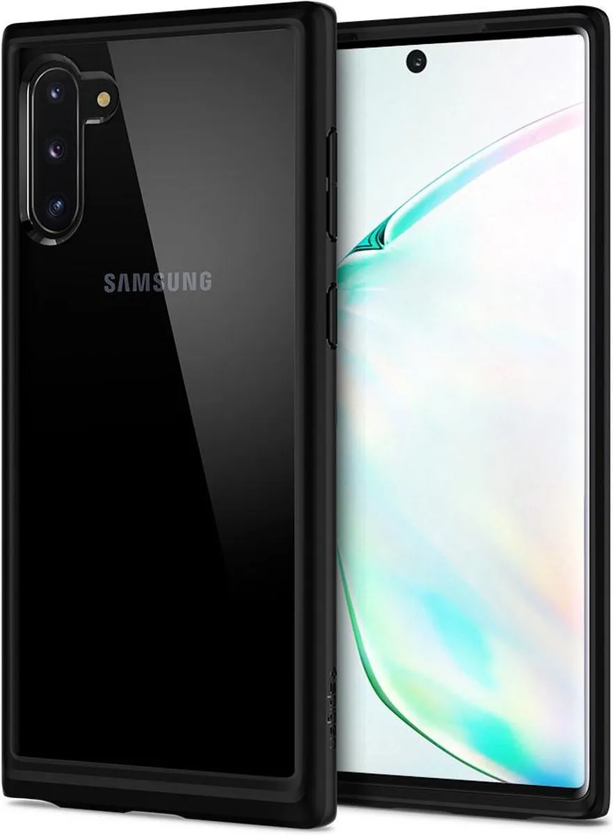Spigen Ultra Hybrid Hoesje - Samsung Galaxy Note 10 - Transparant/Zwart