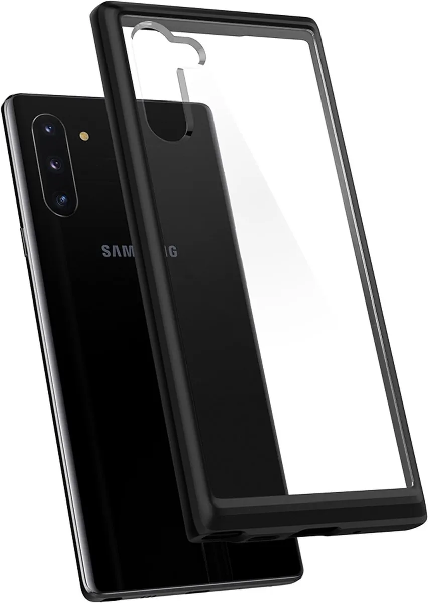 Spigen Ultra Hybrid Hoesje - Samsung Galaxy Note 10 - Transparant/Zwart - afbeelding 6 van 6