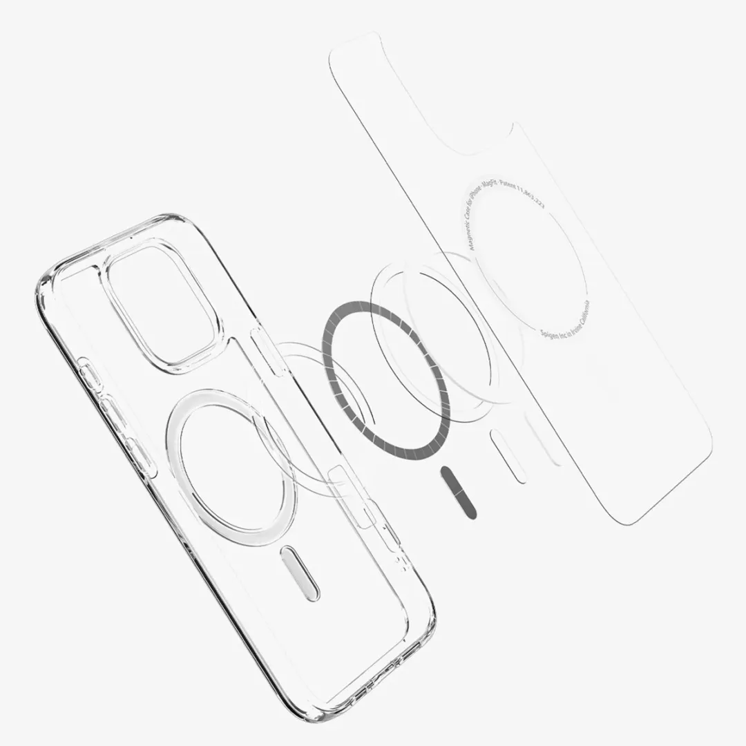 Spigen Ultra Hybrid MagFit ACS07998 Hoesje - iPhone 16 Pro Max - Wit