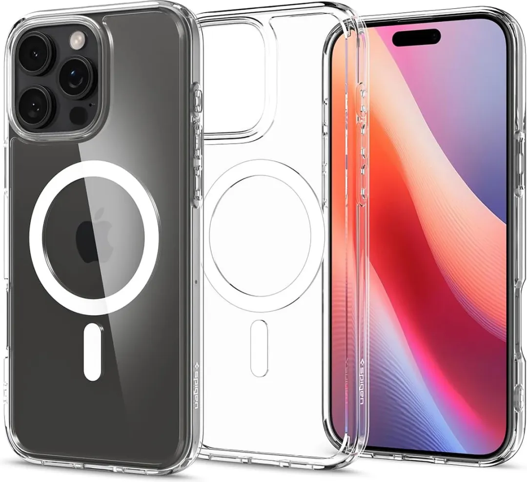 Spigen Ultra Hybrid MagFit ACS07998 Hoesje - iPhone 16 Pro Max - Wit