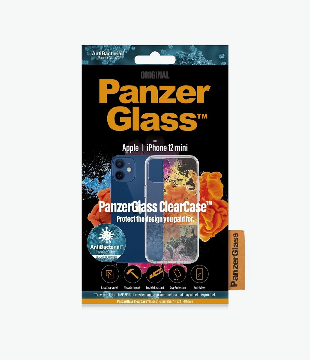 PanzerGlass ClearCase PZ-0248 iPhone 12 Mini Hoesje - Transparant