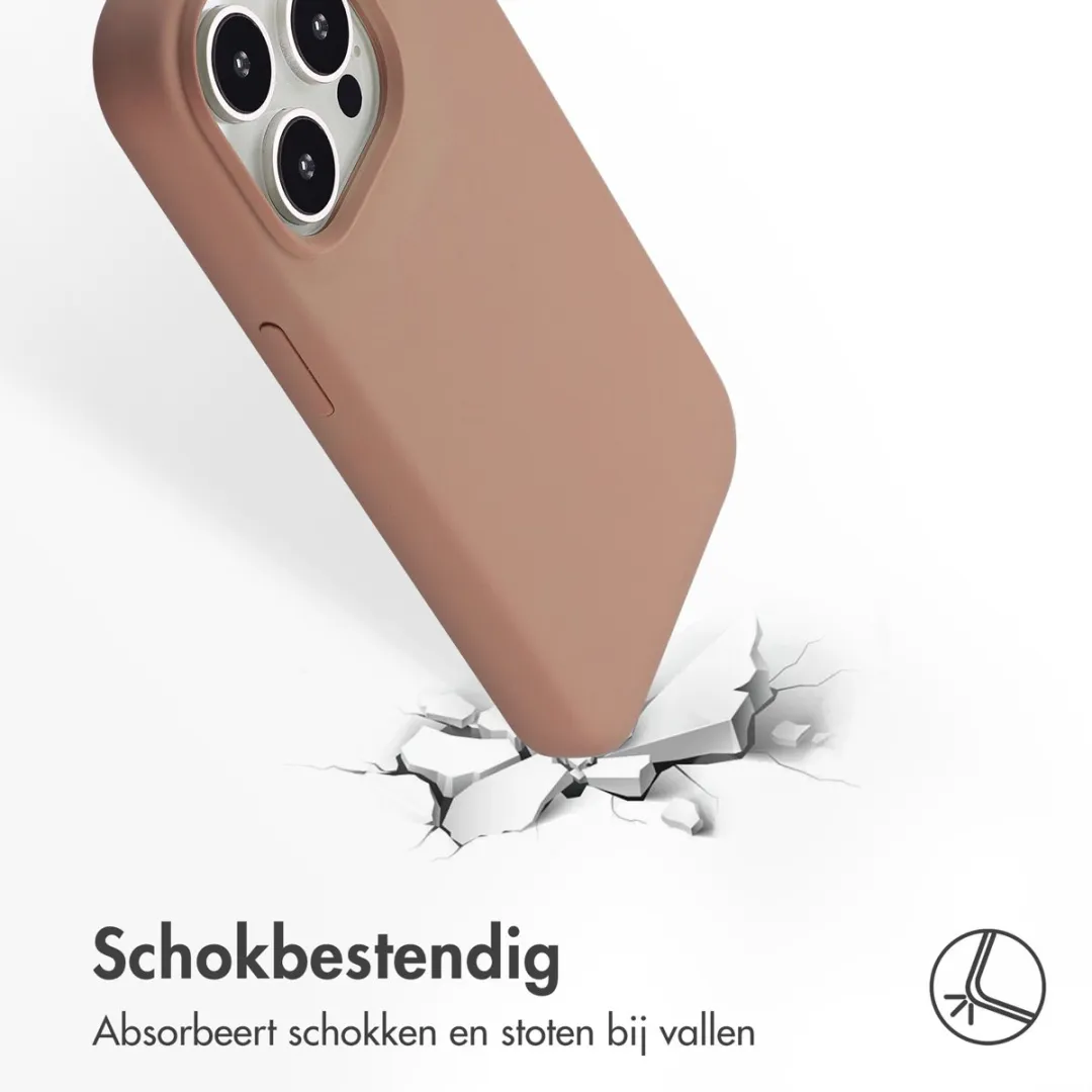 Accezz Hoesje iPhone 15 Pro Lichtbruin - MagSafe