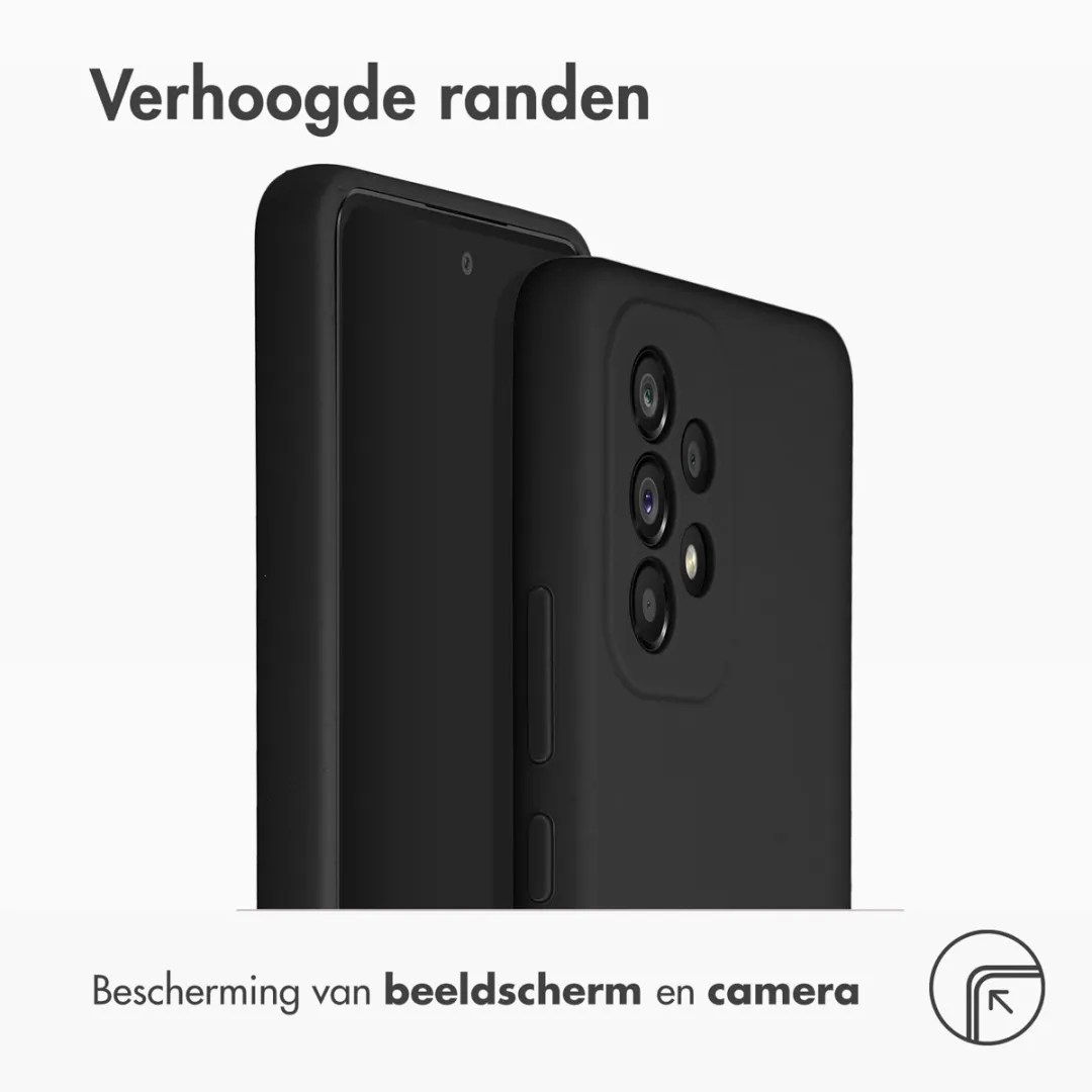 Accezz Hoesje Samsung Galaxy A53 Zwart