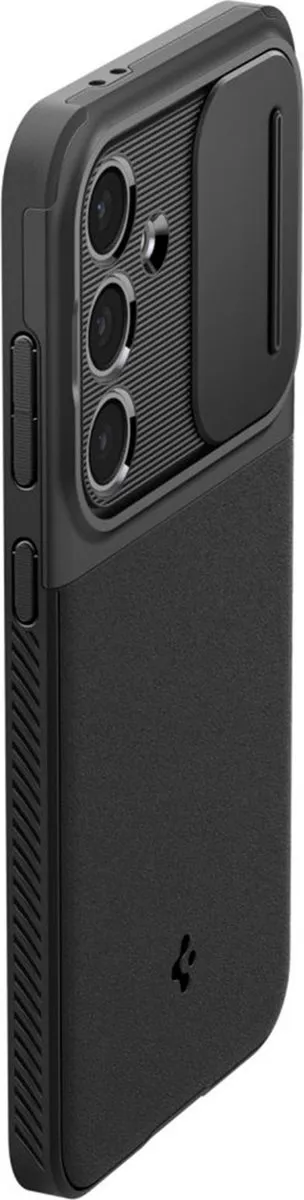 Spigen Optik Armor ACS08626 Hoesje - Samsung Galaxy S24 FE - Zwart