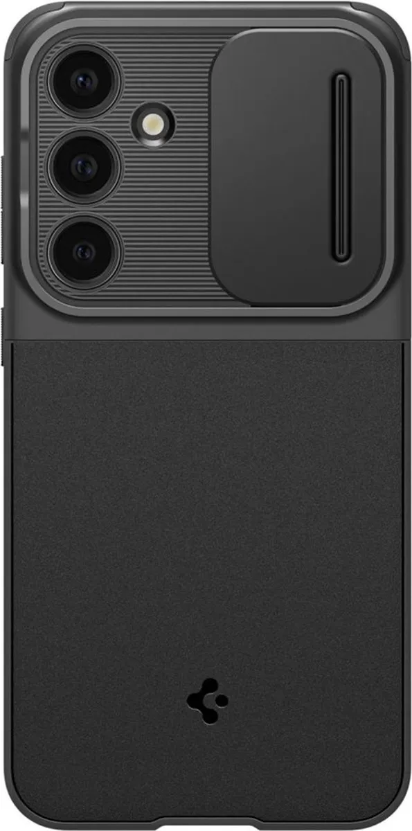 Spigen Optik Armor ACS08626 Hoesje - Samsung Galaxy S24 FE - Zwart