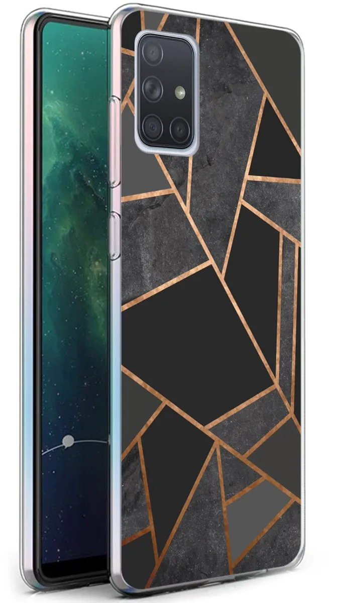 Imoshion Hoesje Samsung Galaxy A71 Black Graphic