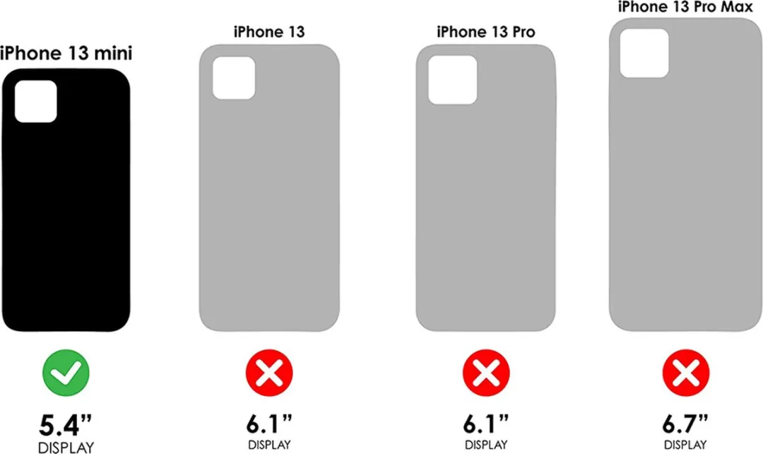 OtterBox Alpha Glass iPhone 13 Mini Screenprotector - 2 Stuks