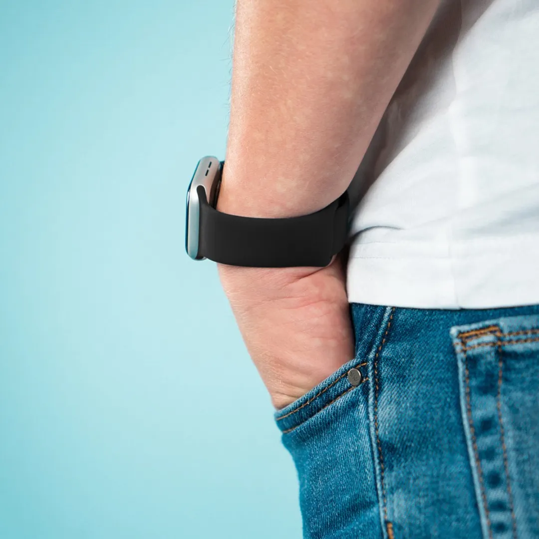 Imoshion Siliconen Bandje Amazfit GTS/BIP - One Size - Zwart