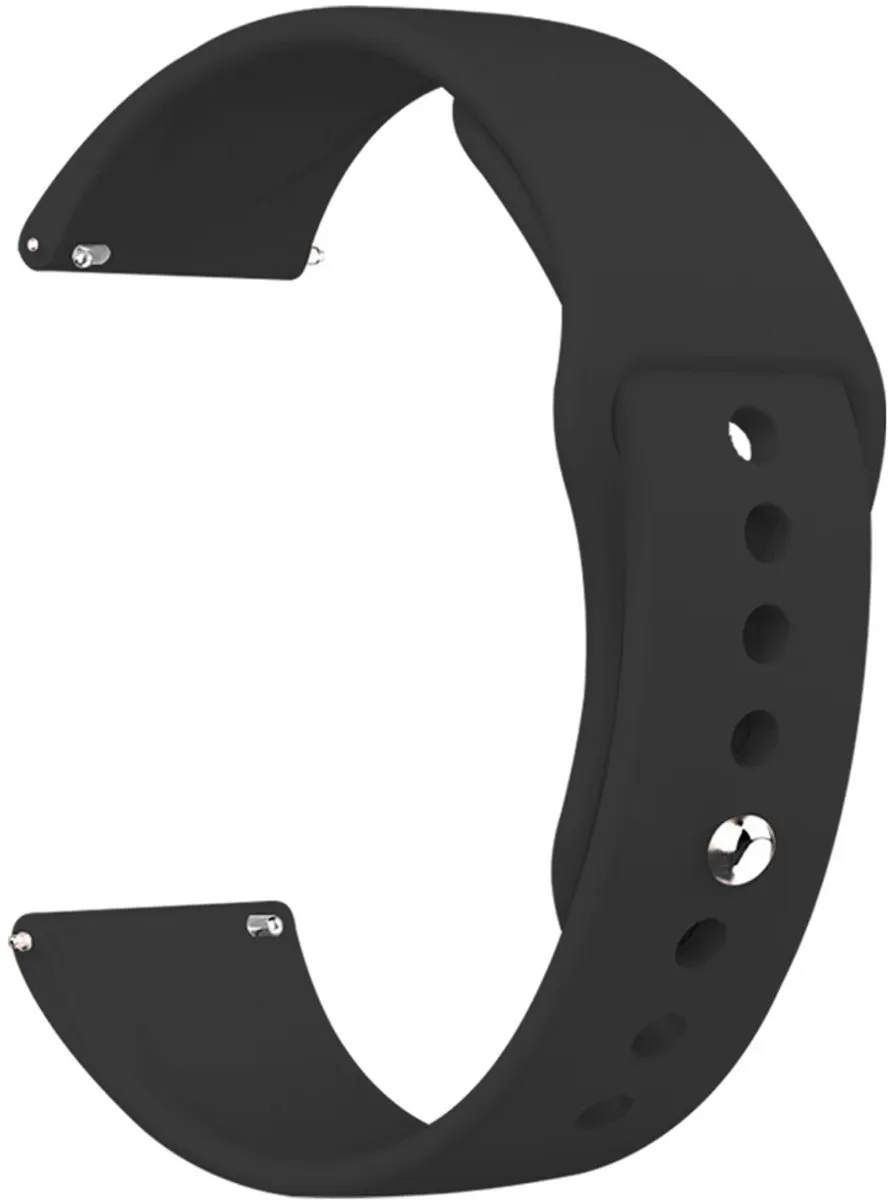 Imoshion Siliconen Bandje Amazfit GTS/BIP - One Size - Zwart