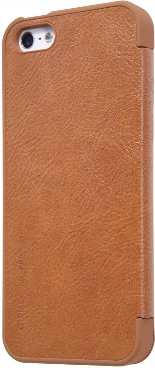 Nillkin Qin iPhone 5/5S Hoesje - Bruin - afbeelding 2 van 6