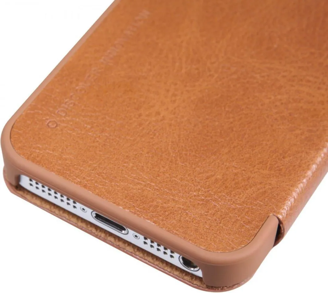 Nillkin Qin iPhone 5/5S Hoesje - Bruin - afbeelding 3 van 6