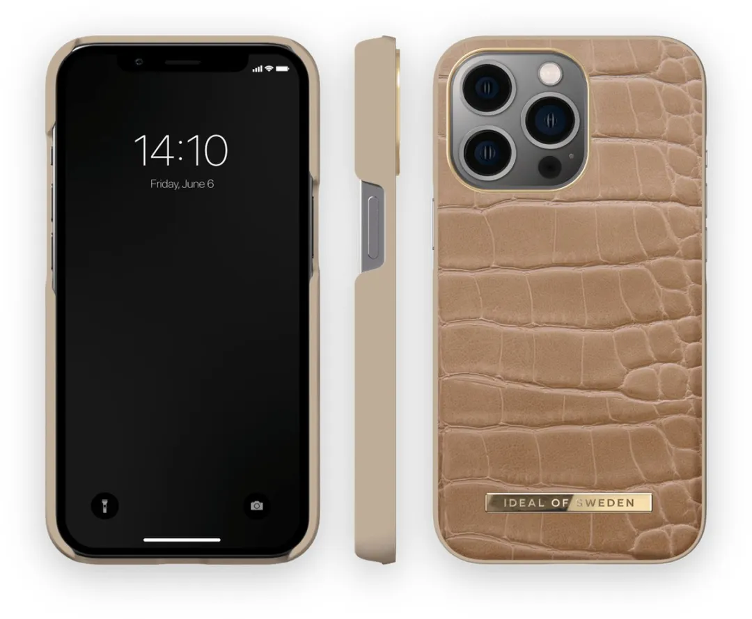 iDeal of Sweden Atelier Case iPhone 13 Pro - Camel Croco