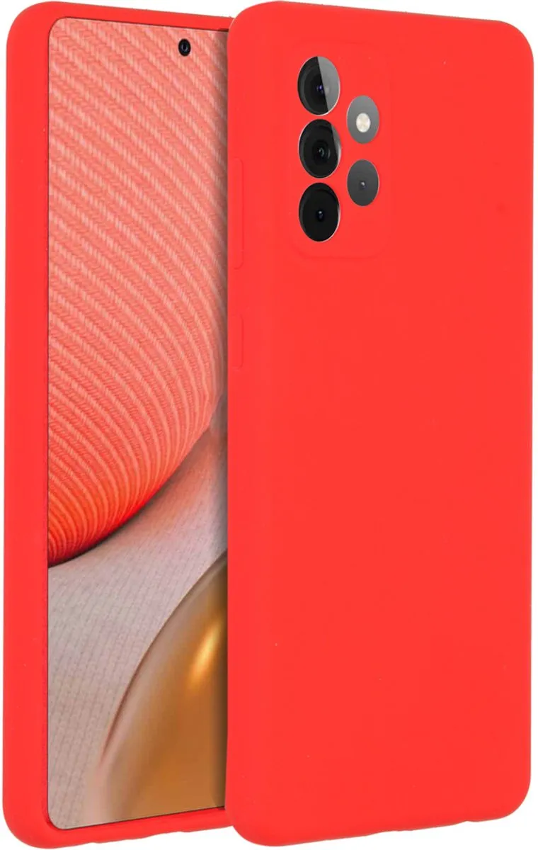 Accezz Hoesje Samsung Galaxy A72 - Rood