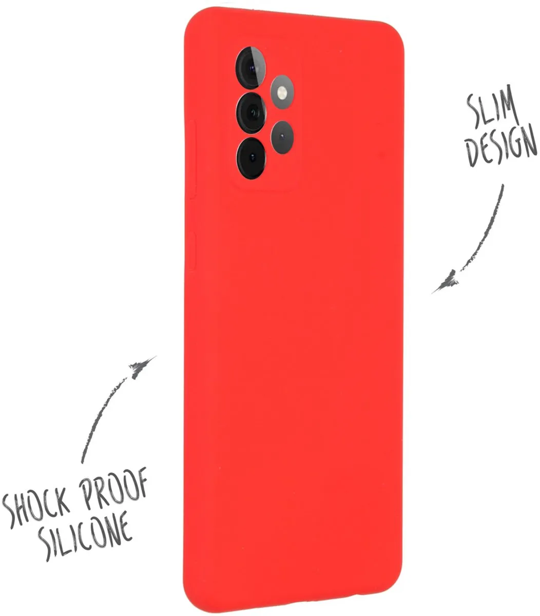 Accezz Hoesje Samsung Galaxy A72 - Rood