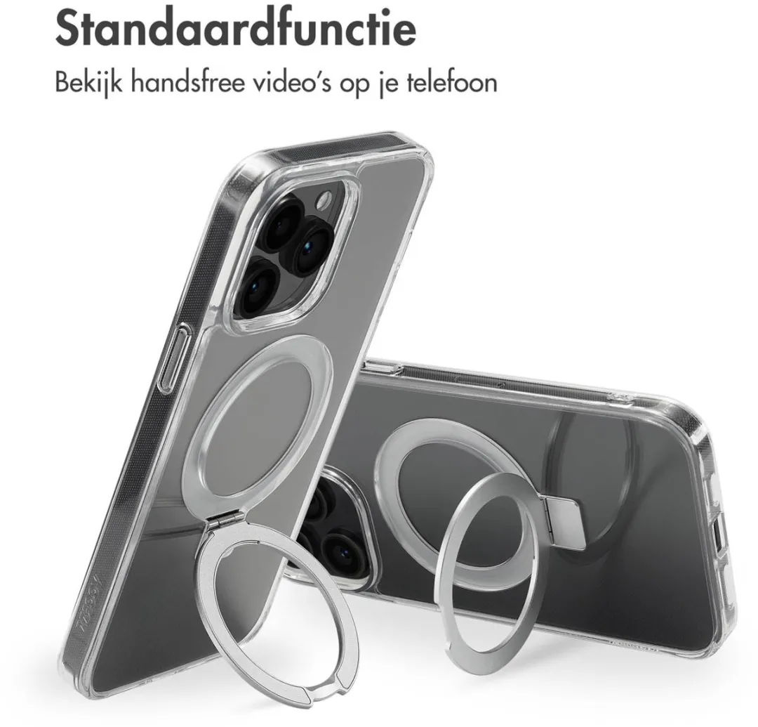 Accezz Hoesje iPhone 14 Pro Max - Transparant - MagSafe