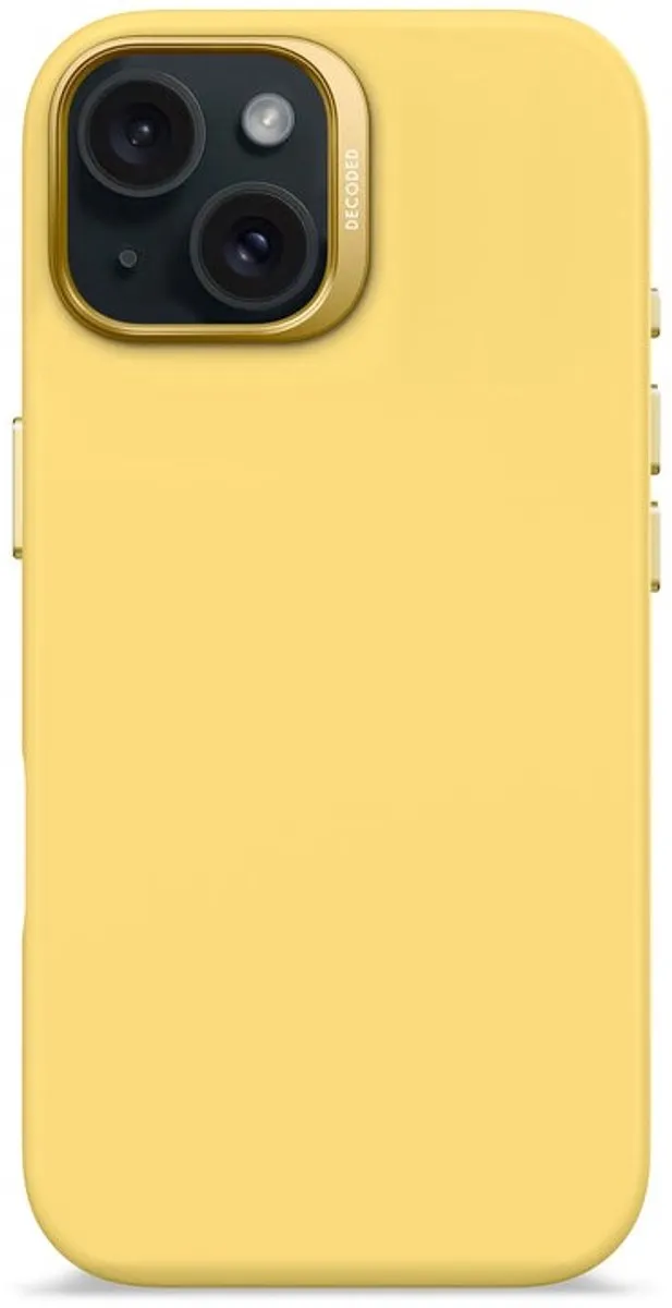 Decoded Siliconen Hoesje iPhone 15/14/13 - Popcorn Geel