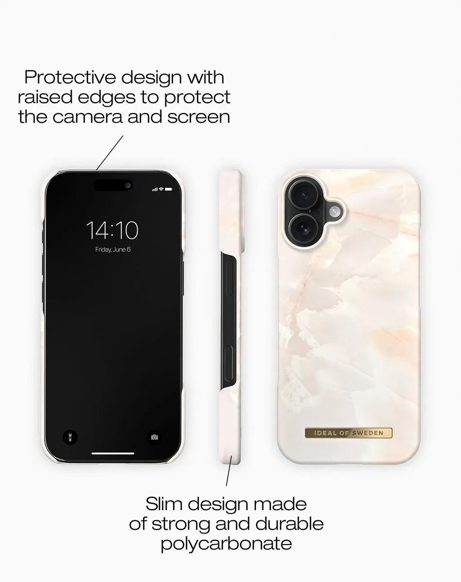 iDeal of Sweden iPhone 17 Backcover Rose Pearl Marble - IDFCMS-I2561-257