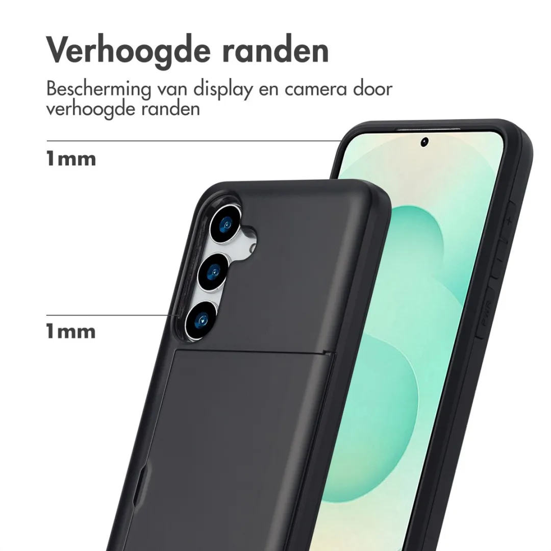 Imoshion Hoesje met Pasjeshouder Samsung Galaxy S25 Plus - Zwart