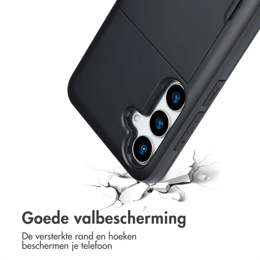 Imoshion Hoesje met Pasjeshouder Samsung Galaxy S25 Plus - Zwart