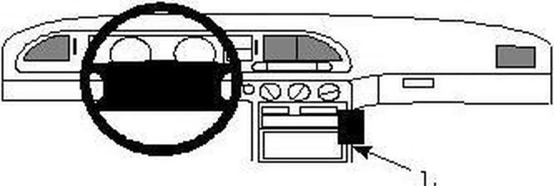 Brodit Proclip Angled Mount 852012