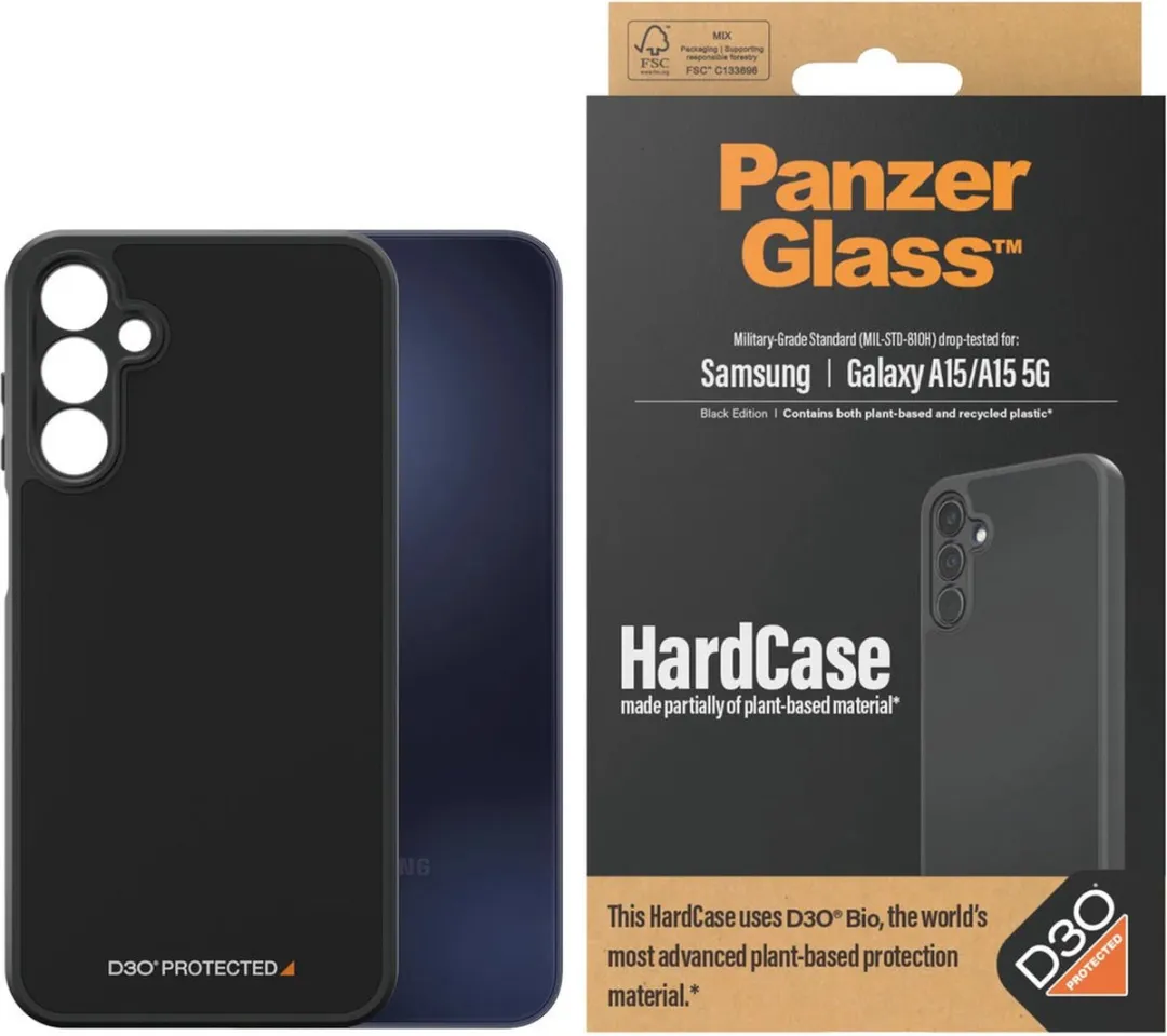 PanzerGlass Samsung Galaxy A15 HardCase D30 - Zwart